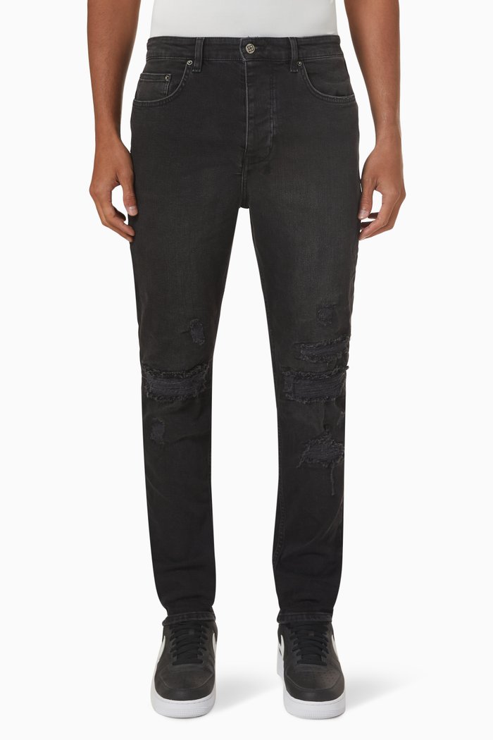 

Wolfgang Stitches Jeans in Denim, Black