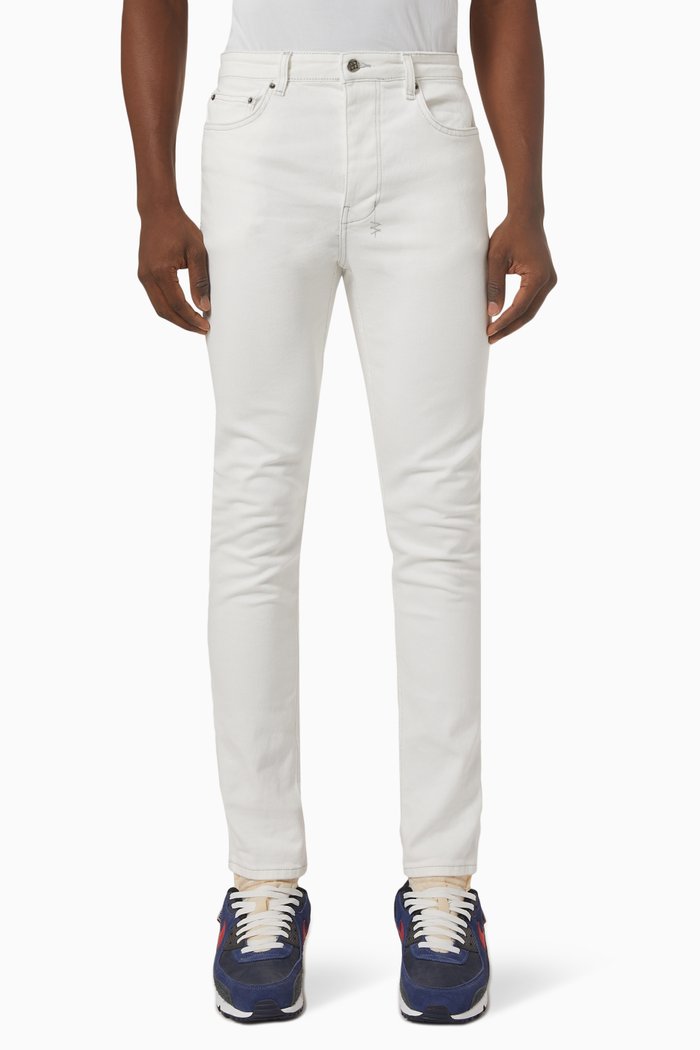 

Chitch Ivory Jeans in Denim, White