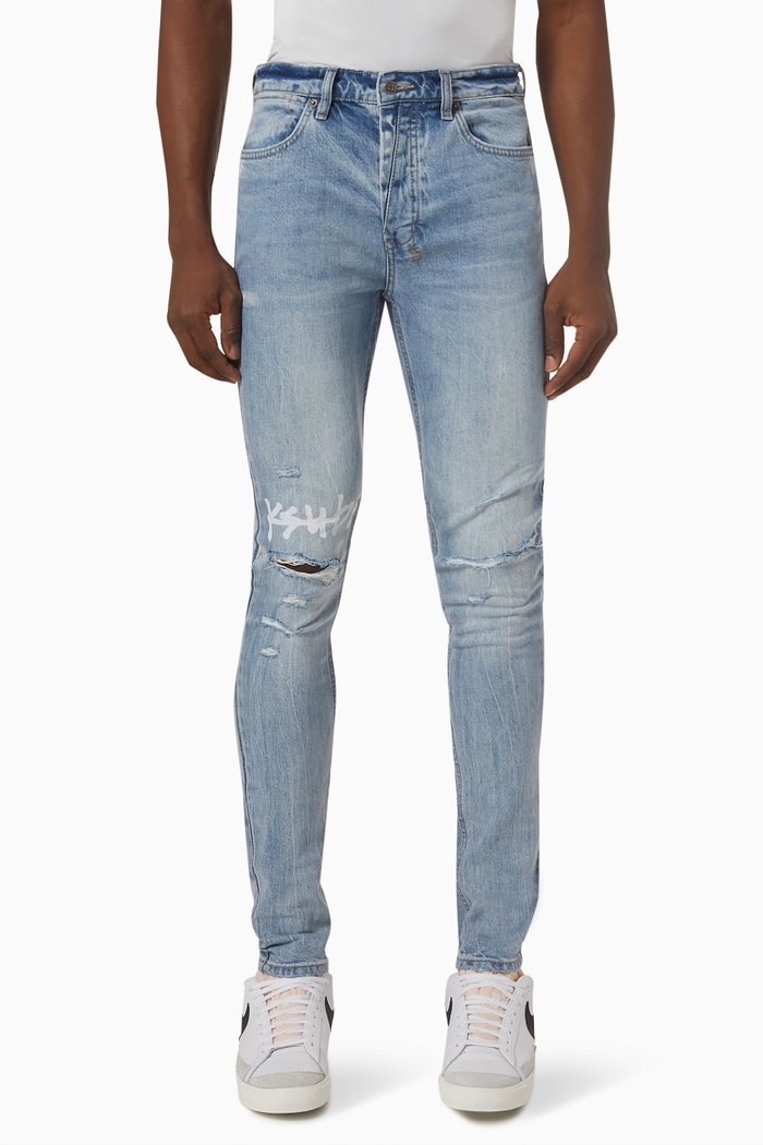 

Van Winkle Vertigo Plus Jeans in Denim, Blue