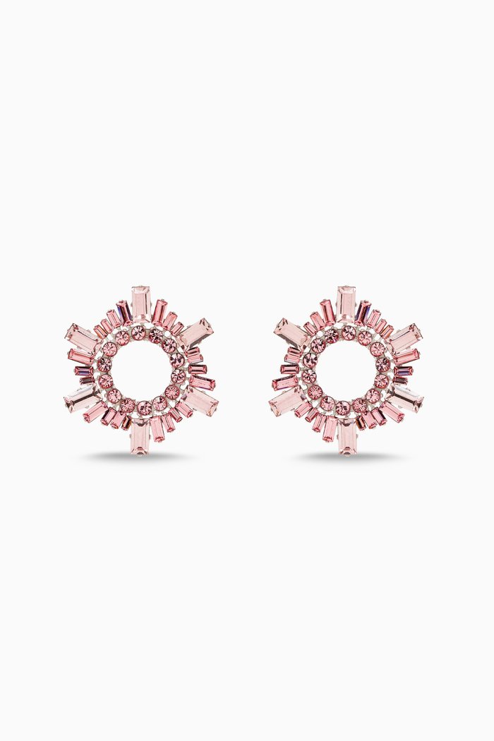 

Mini Begum Crystal-embellished Earrings, Pink
