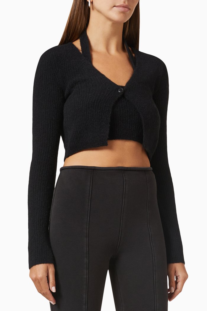

Twinset Cardigan in Alpaca, Black