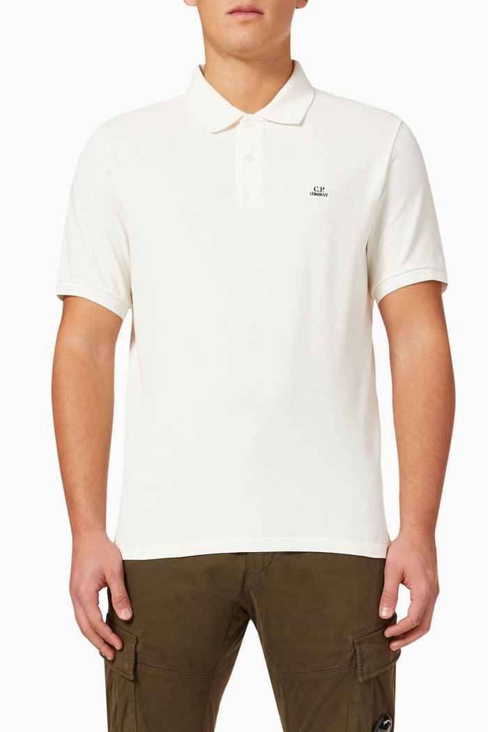 

Polo Shirt in Cotton Piqué, Neutral