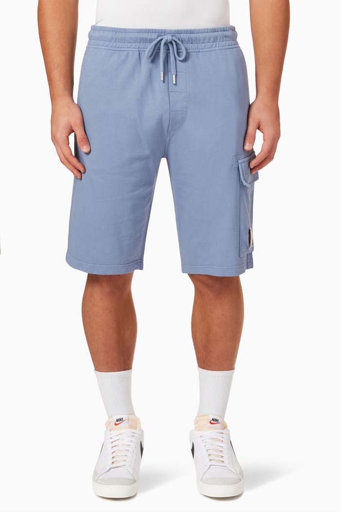 

Shorts in Fleece, Blue