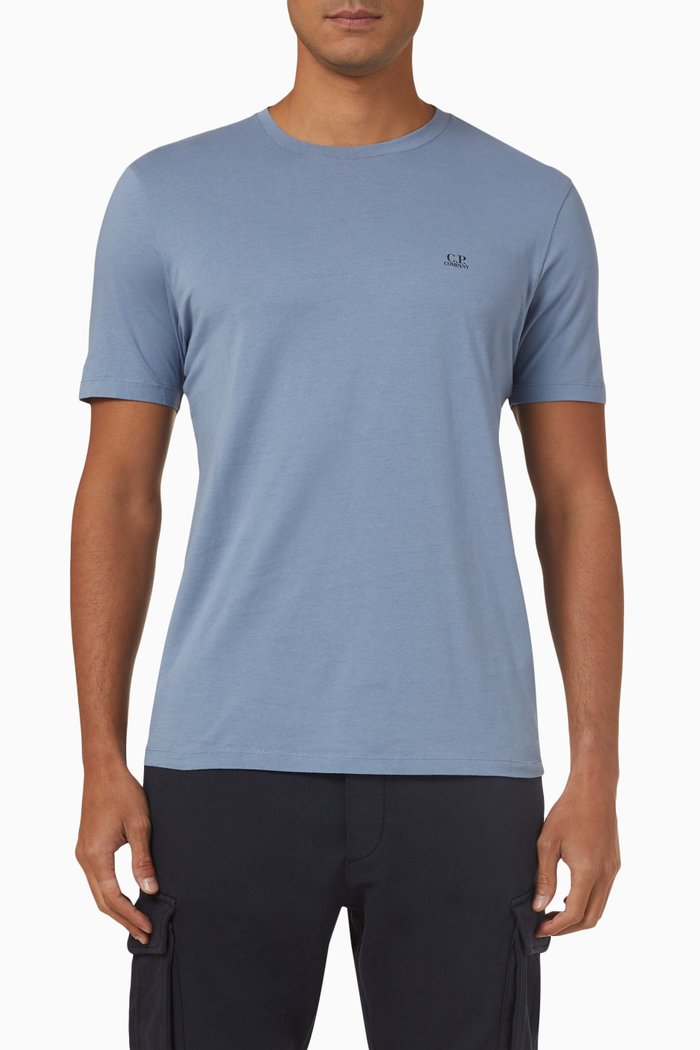 

Small Logo T-shirt in 30/1 Cotton-jersey, Blue