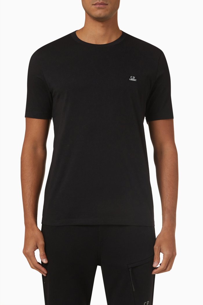 

Small Logo T-shirt in 30/1 Cotton Jersey, Black