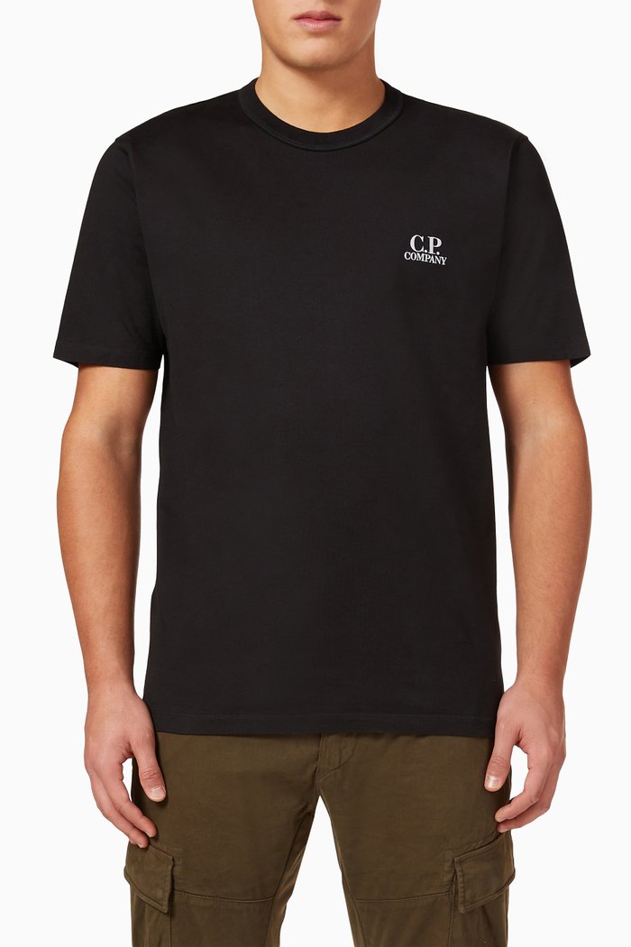 

Logo T-shirt in Cotton Jersey, Black
