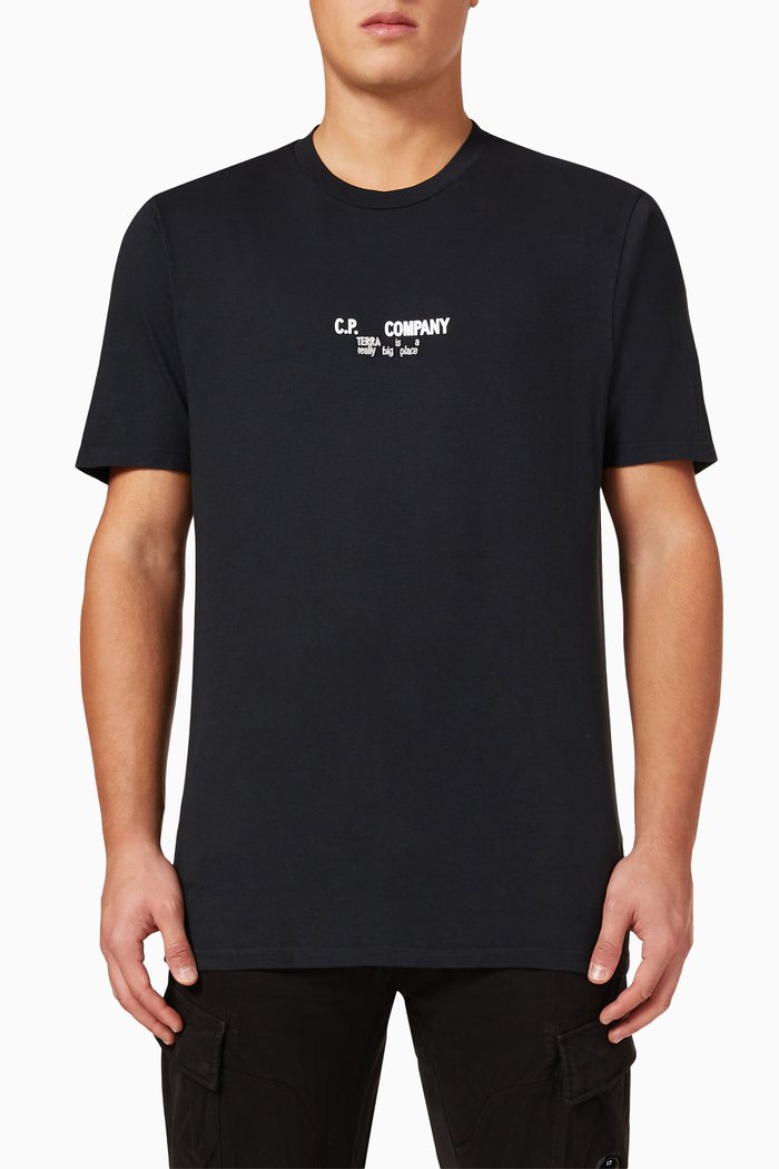 

Terra T-shirt in Cotton Jersey, Black
