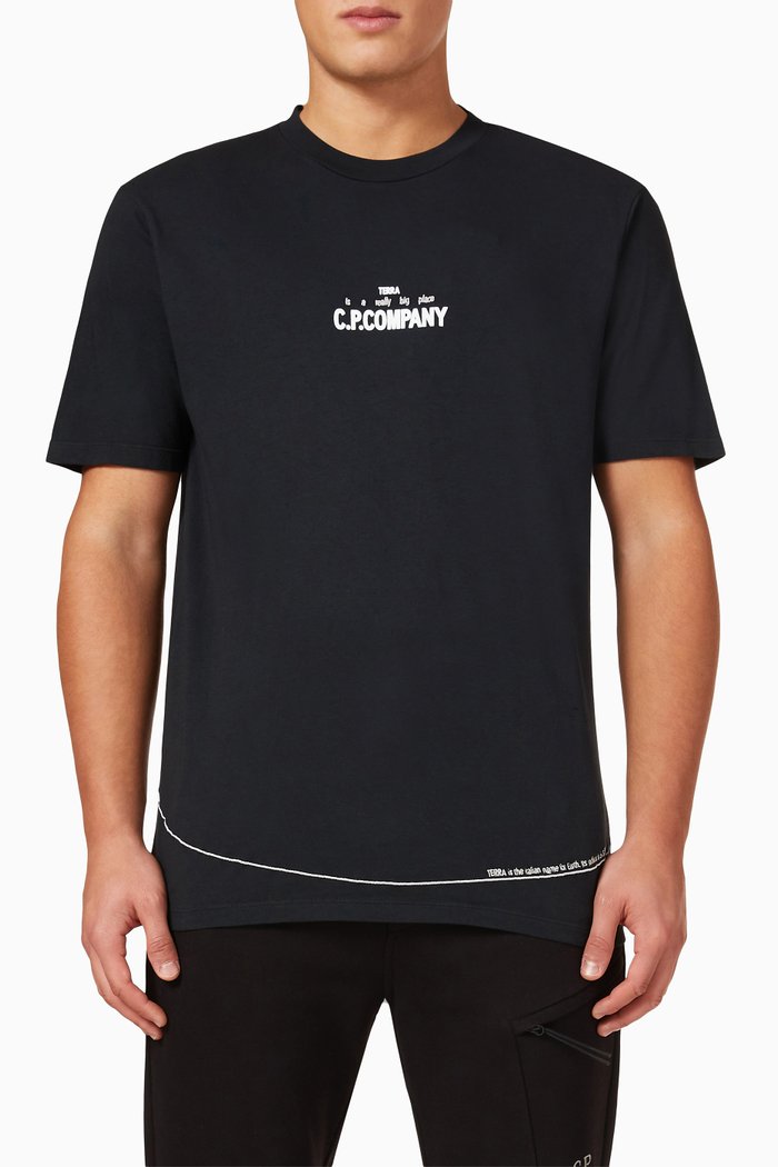 

Terra T-shirt in Cotton Jersey, Black