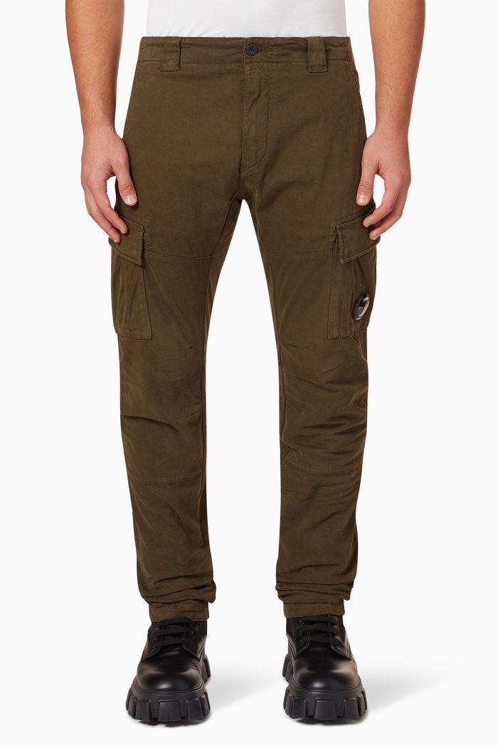 

Cargo Pants in Sateen, Green