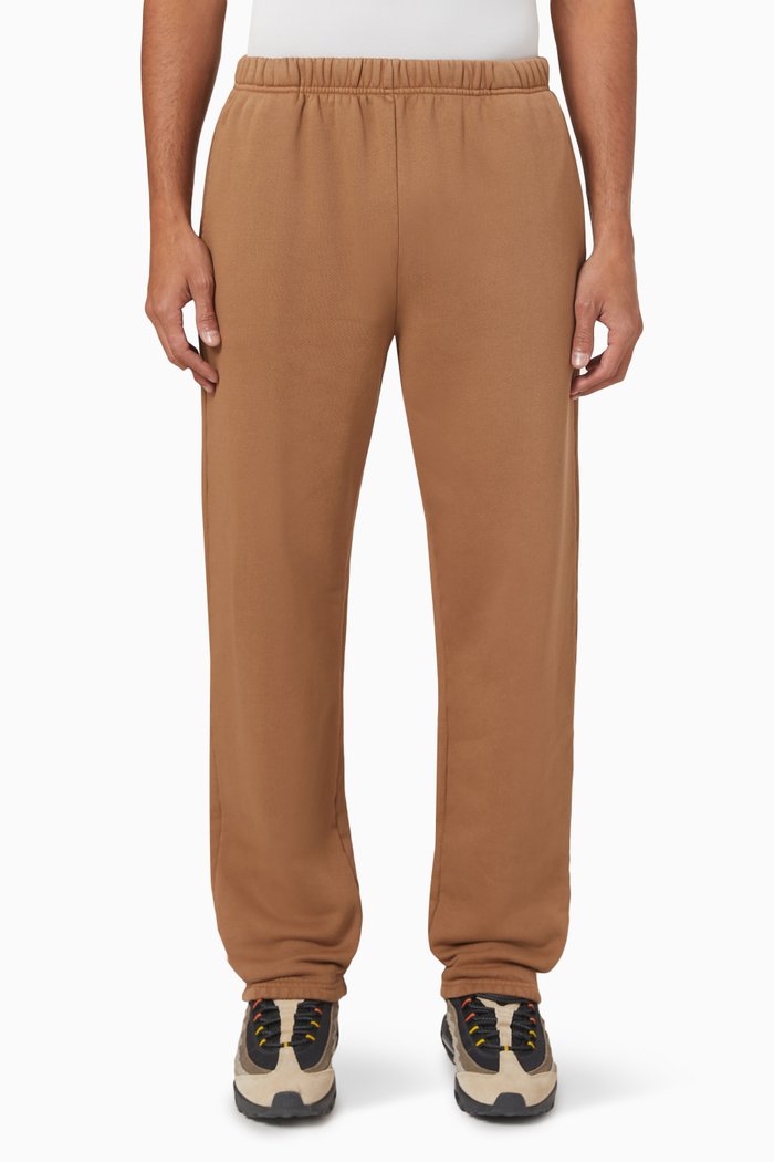 

Sweatpants in Fleece, Brown