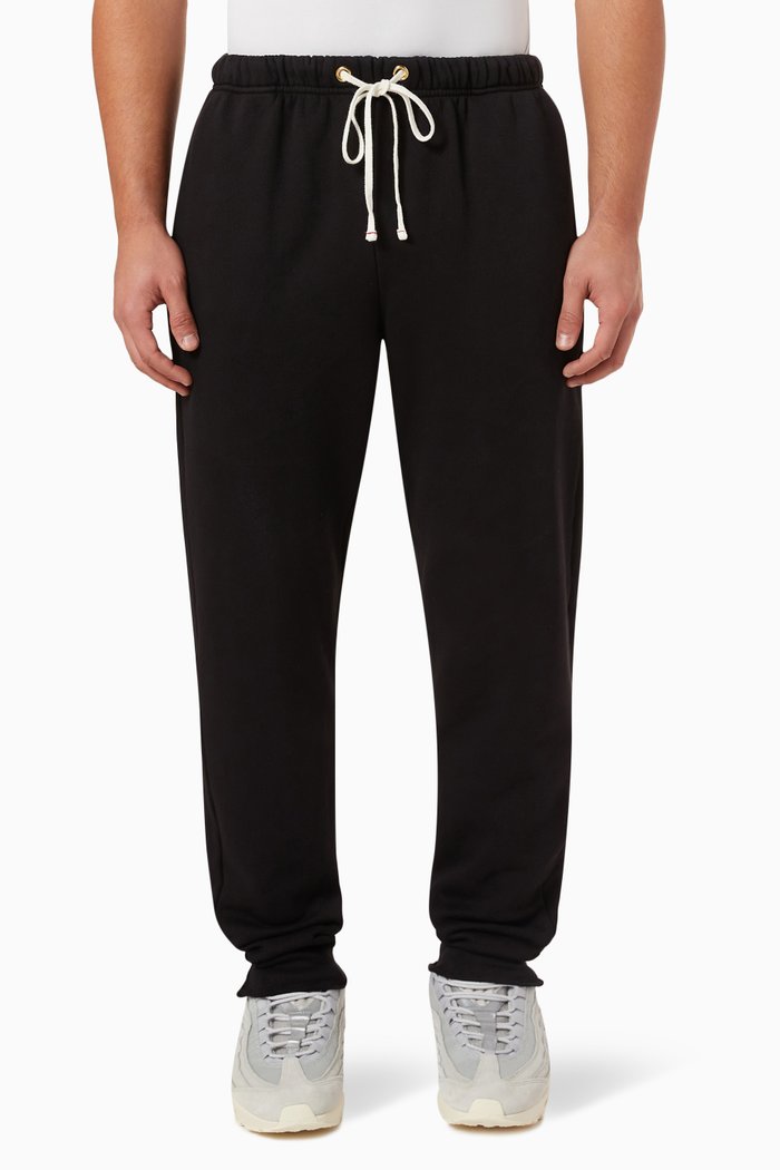 

Sweatpants in Fleece, Black