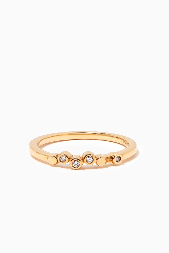 

Stackable Diamond Ring in 18kt Yellow Gold