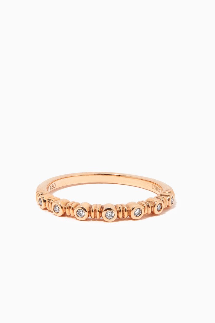 

Stackable Diamond Ring in 18kt Rose Gold