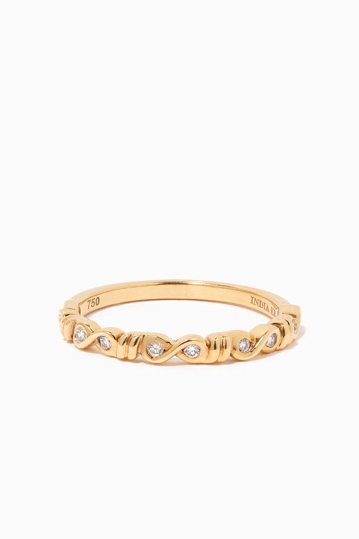 

Stackable Diamond Ring in 18kt Yellow Gold