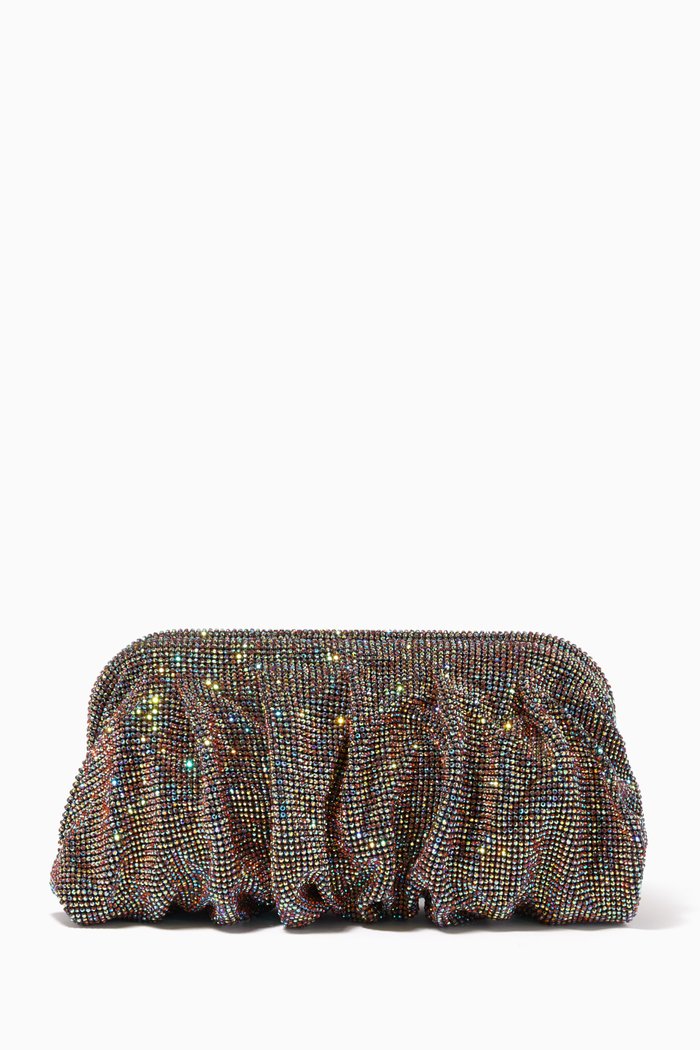 

Venus La Grande Clutch in Crystal Mesh, Gold