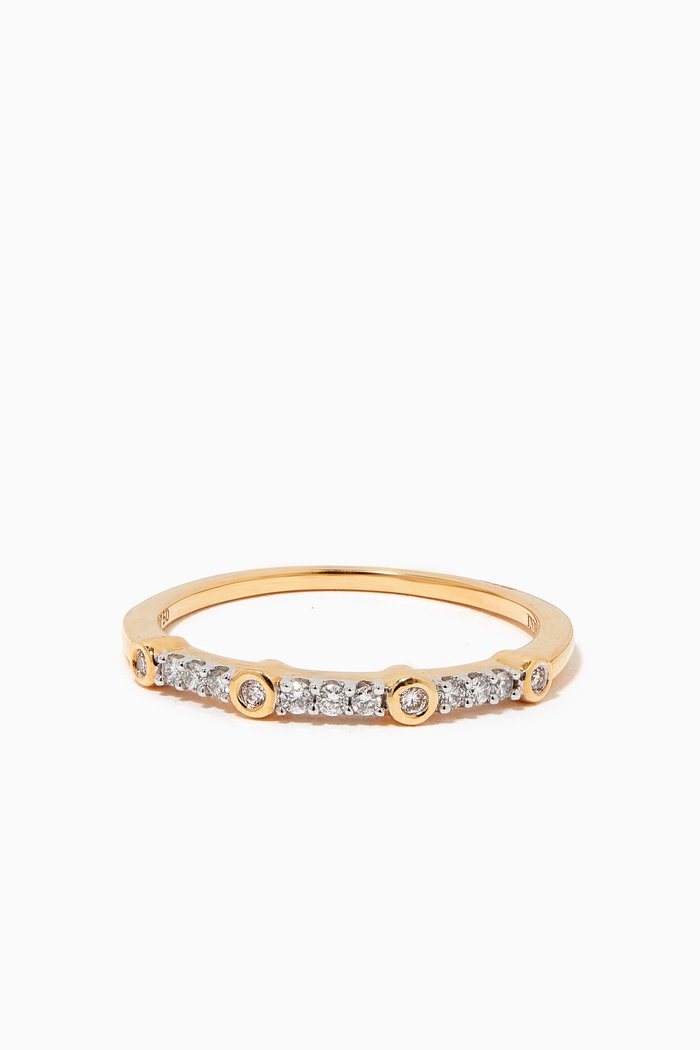 

Stackable Diamond Ring in 18kt YellowGold, Yellow