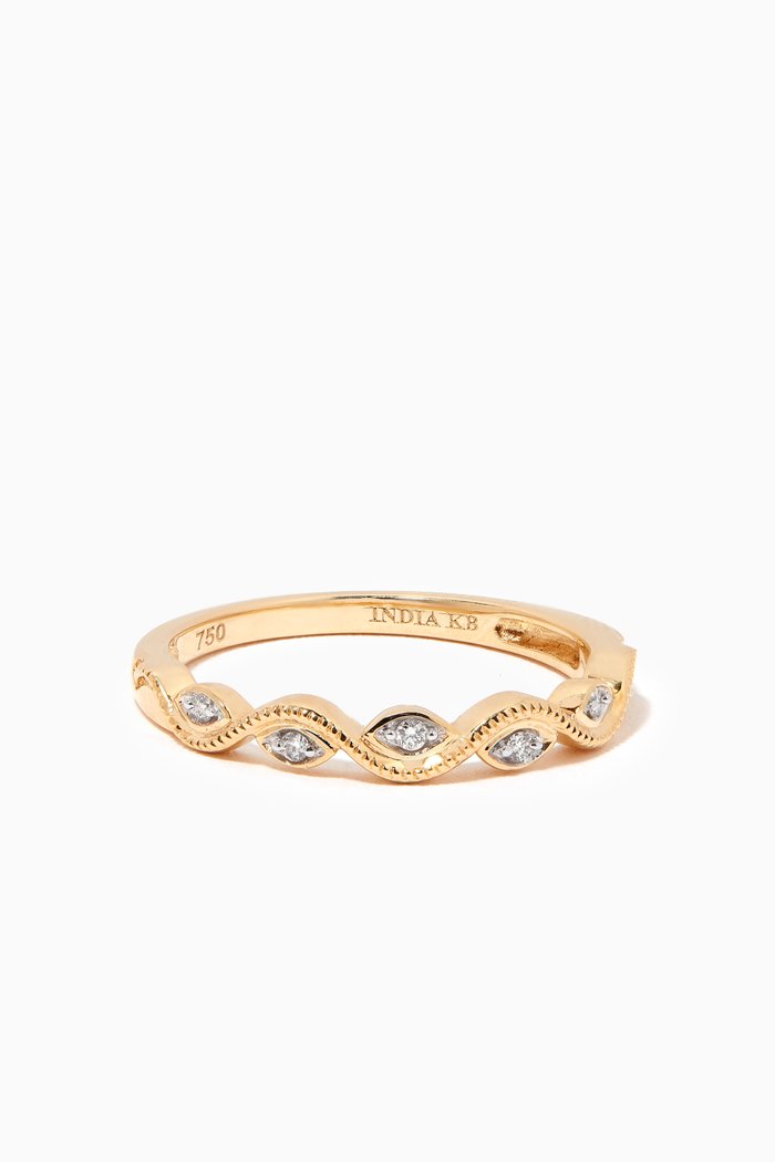 

Stackable Diamond Ring in 18kt Yellow Gold