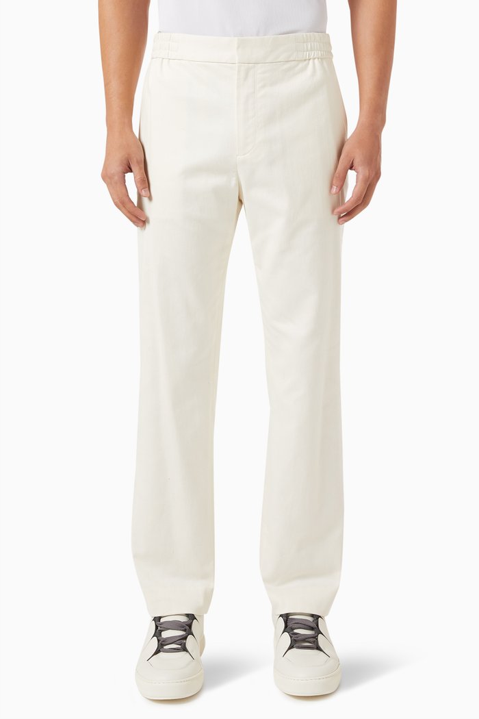 

Pull-on Pants in Cotton, Neutral