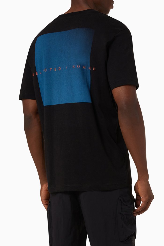 

Square Logo T-shirt in Cotton-jersey, Black