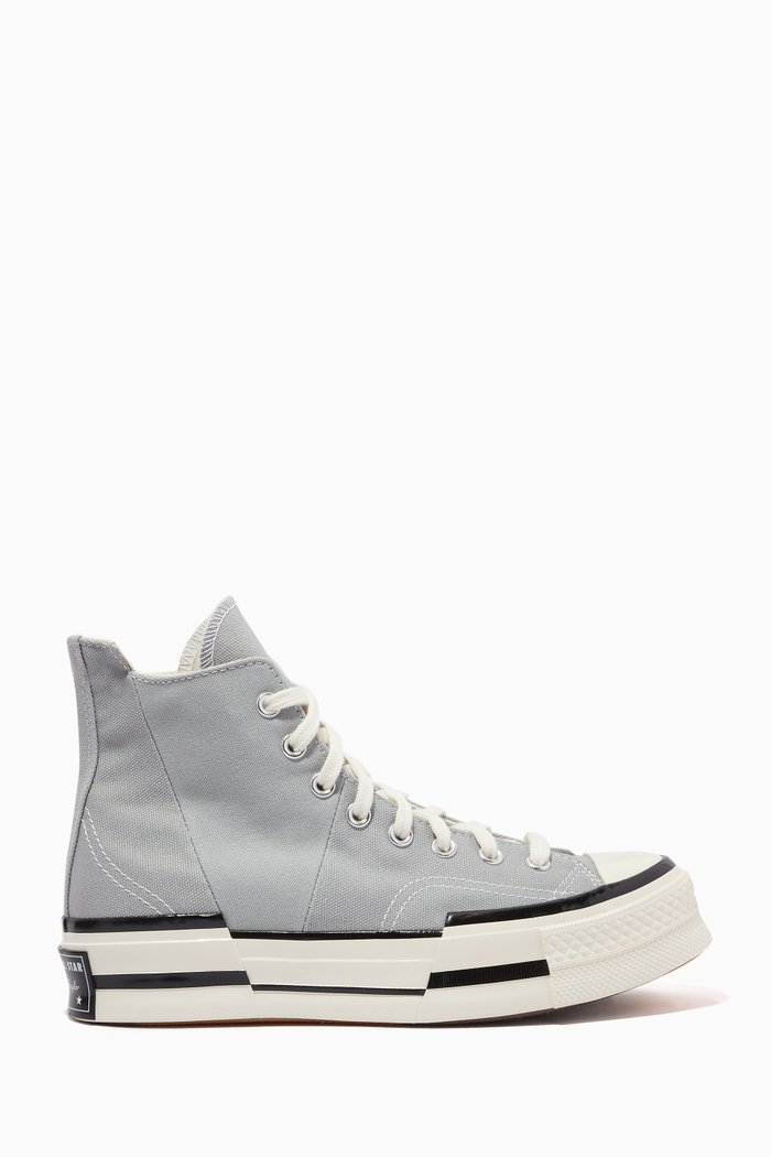 

Chuck 70 Plus High-top Sneakers in Canvas, Grey