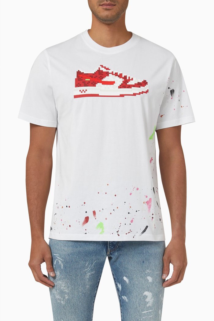 

Red Louis T-shirt in Cotton Jersey, White