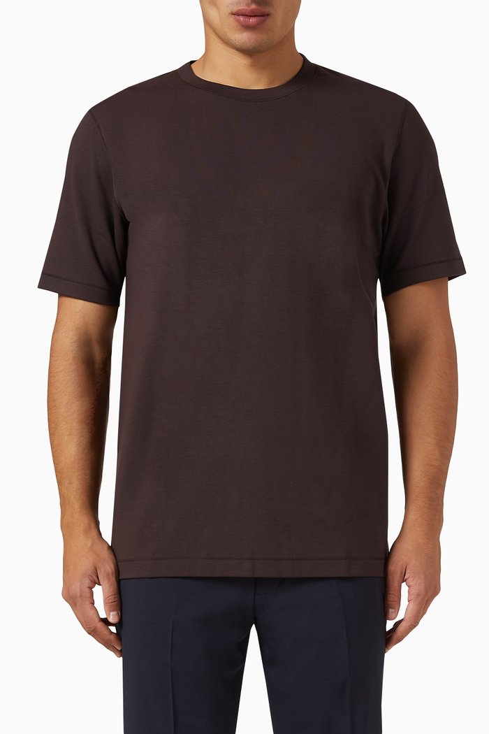 

Ryder T-shirt in Jersey, Brown