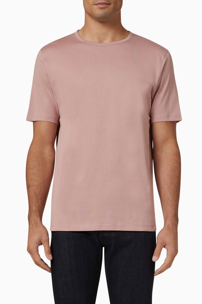 

T-shirt in Cotton Jersey, Pink