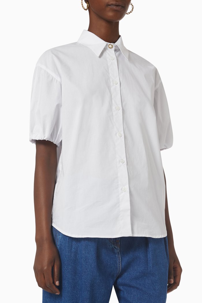 

Clea Shirt in Cotton, White