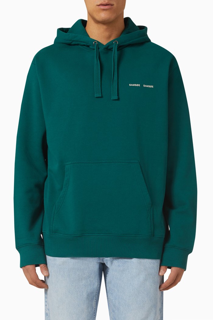 

Norsbro Hoodie in Organic Cotton, Green