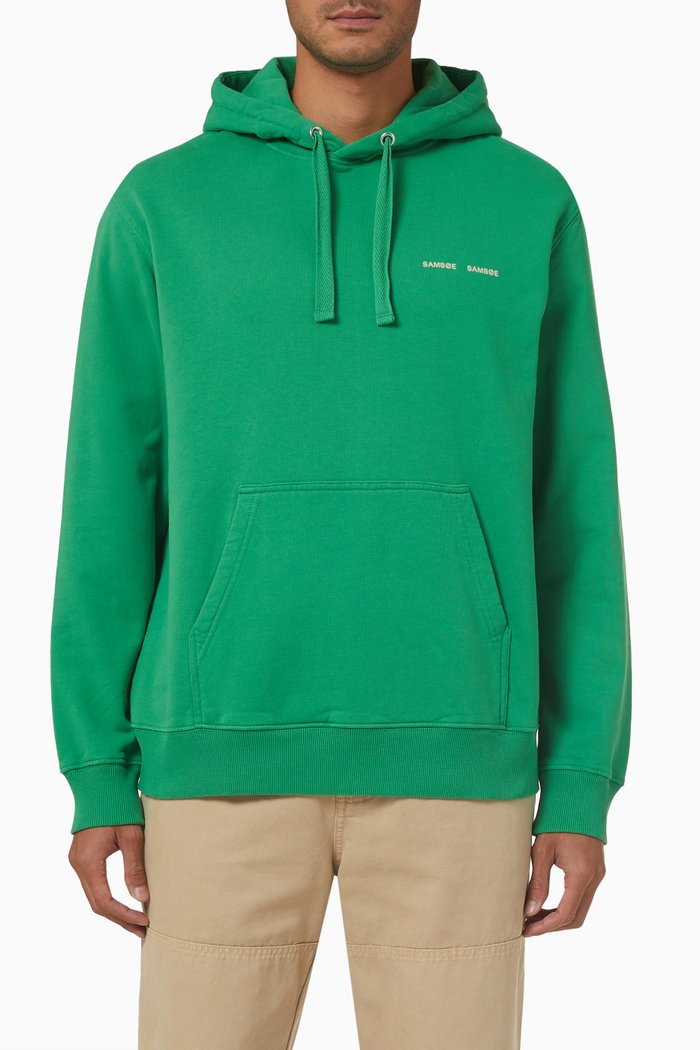 

Norsbro Hoodie in Organic Cotton, Green