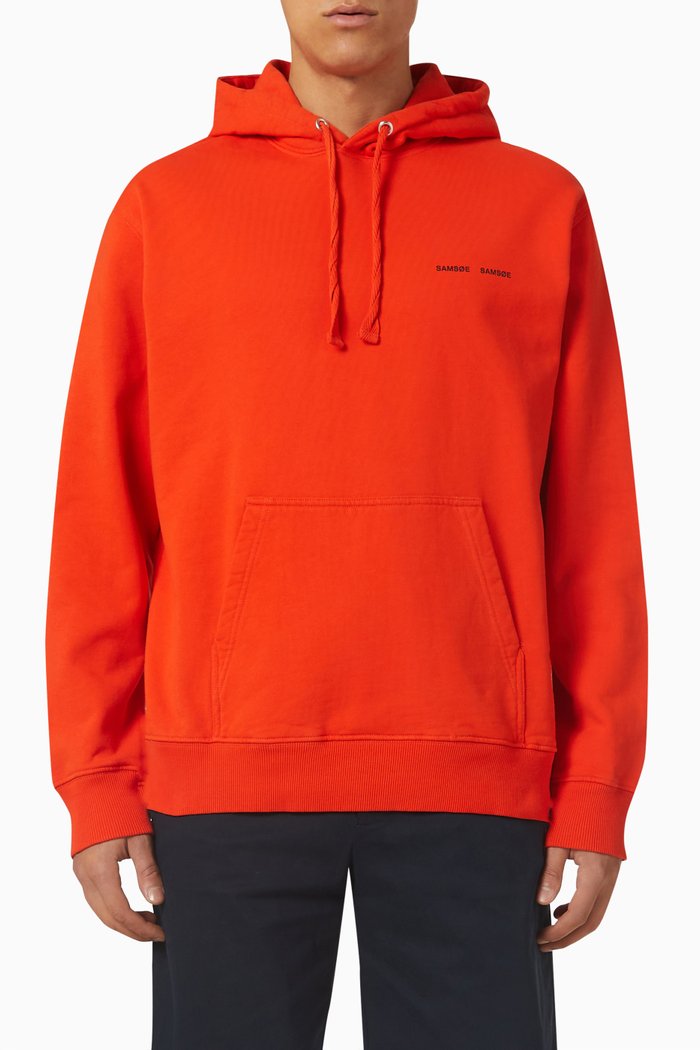 

Norsbro Hoodie in Organic Cotton, Orange