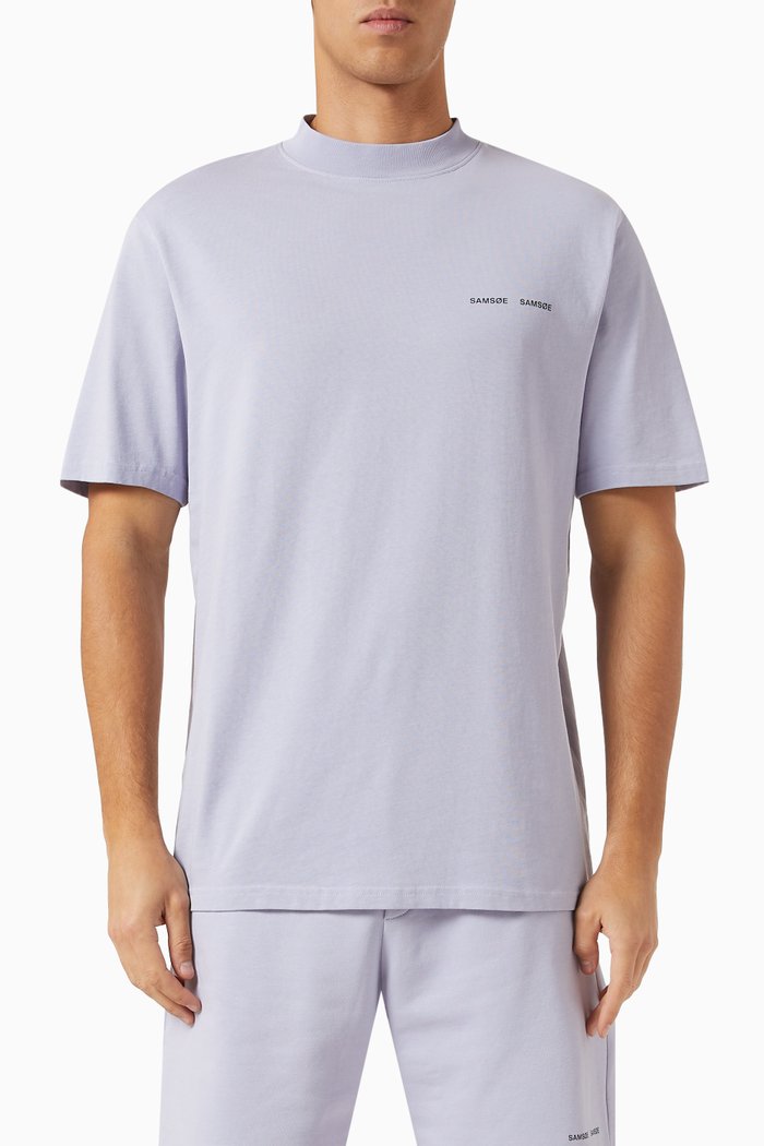

Norsbro T-shirt in Organic Cotton, Purple