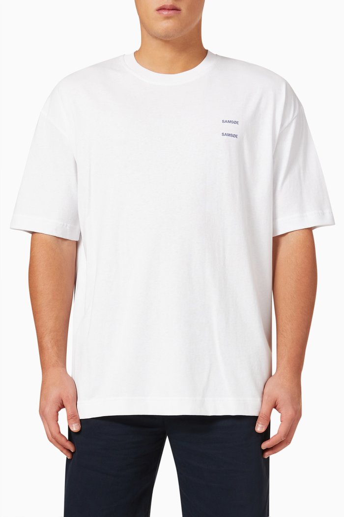 

Joel T-shirt in Organic Cotton, White