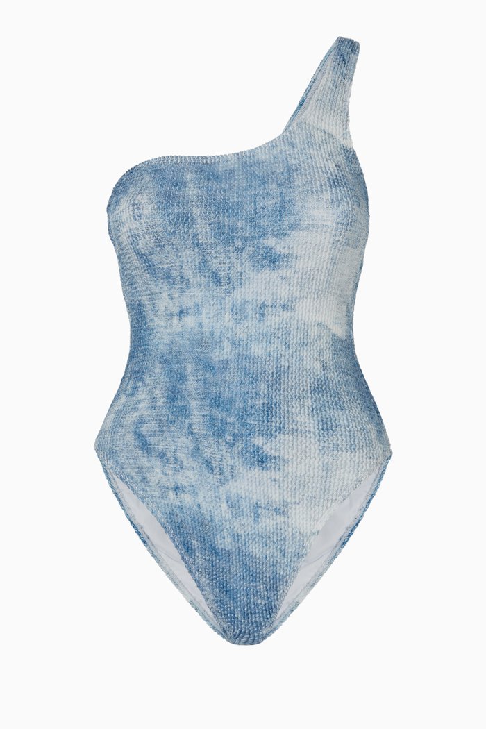 

Always Fits Tie-dye One-piece Swimsuit, Purple