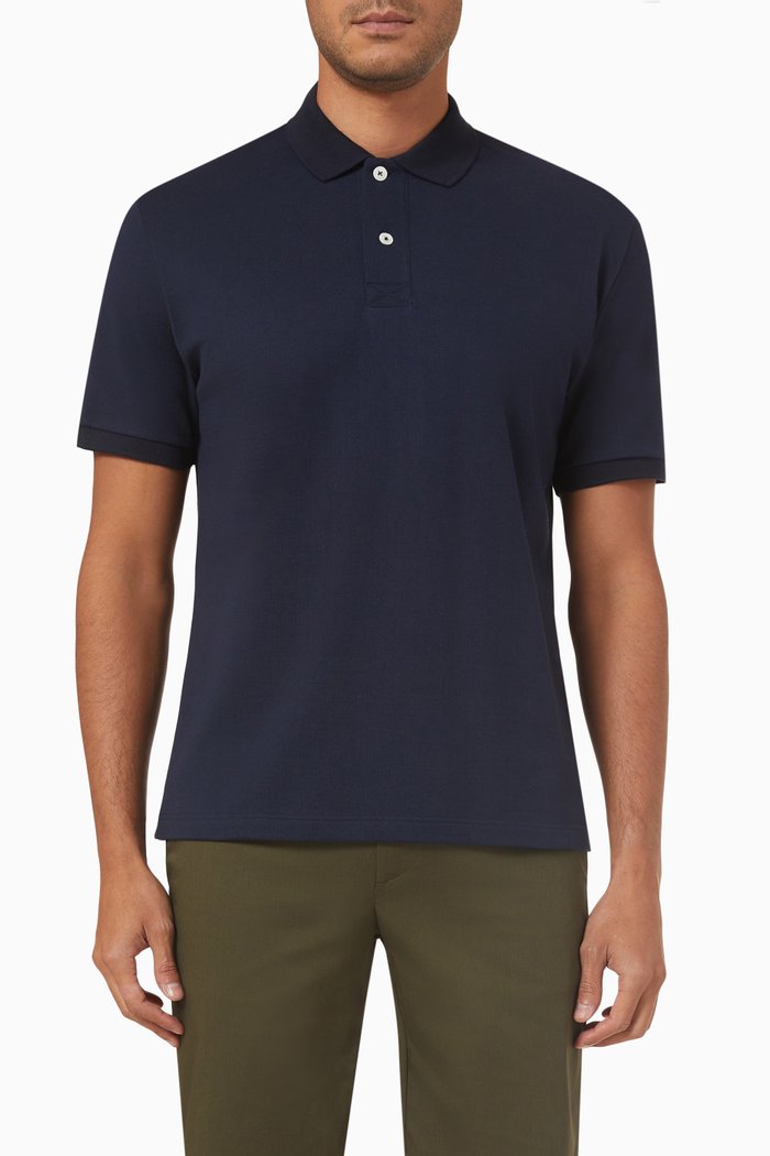 

Polo Shirt in Cotton-piqué, Blue