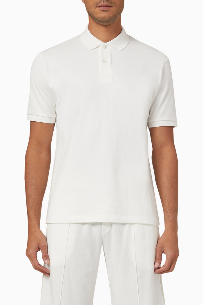 

Polo Shirt in Cotton-piqué, Neutral