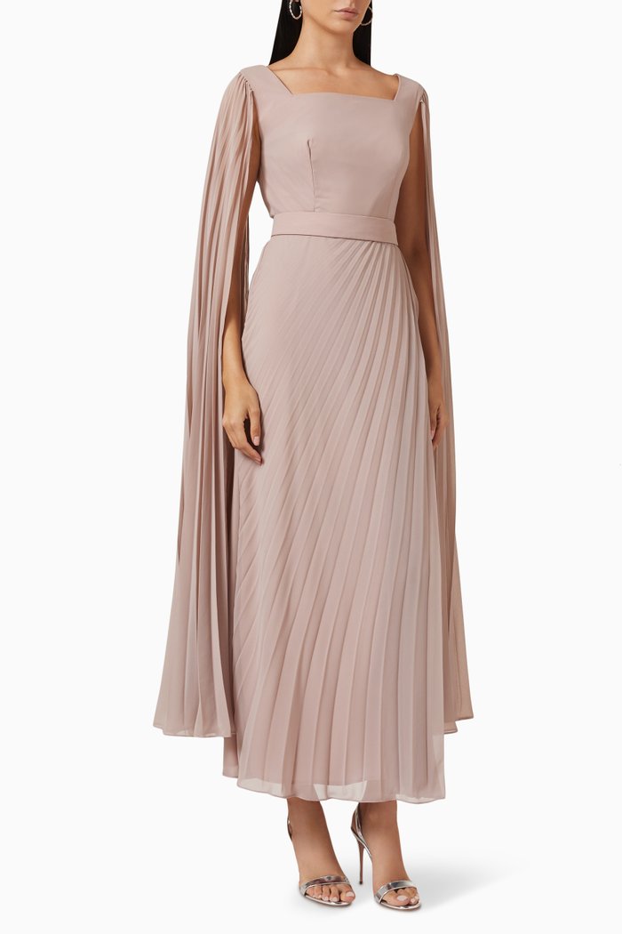 

Dress in Pleated Chiffon, Neutral