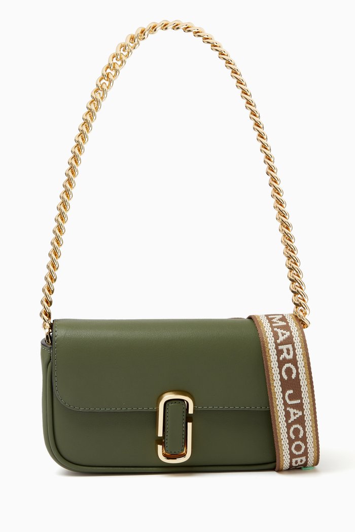 

The J Marc Mini Shoulder Bag in Leather, Brown
