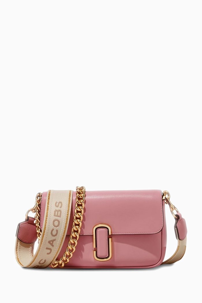 

The J Marc Mini Shoulder Bag in Leather, Pink