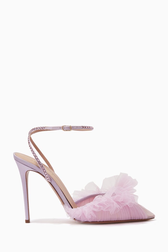 

Franca Glitz 105 Pumps in Tulle & Satin, Purple