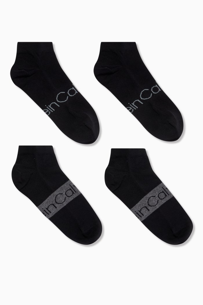 

Socks in Cotton, Set of Two, Black
