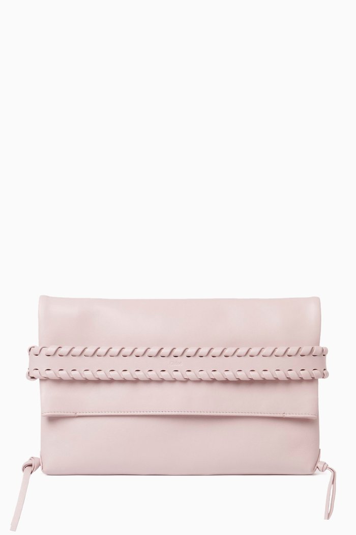 

Mony Clutch in Nappa Leather, Purple
