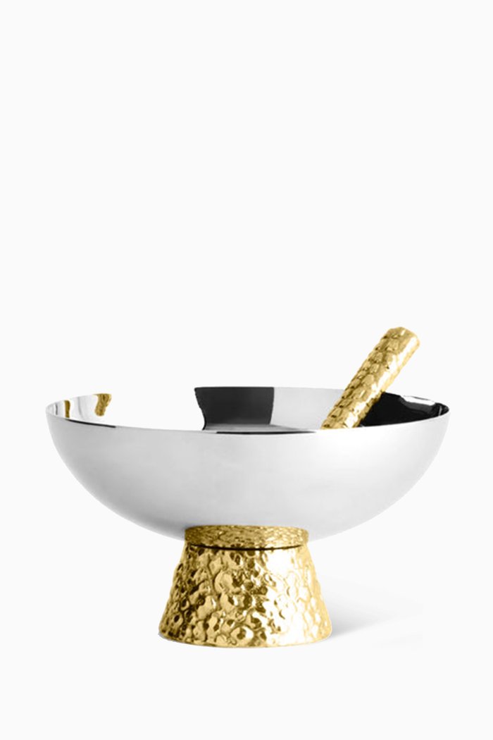 

Safari Small Bowl with Spoon, Silver