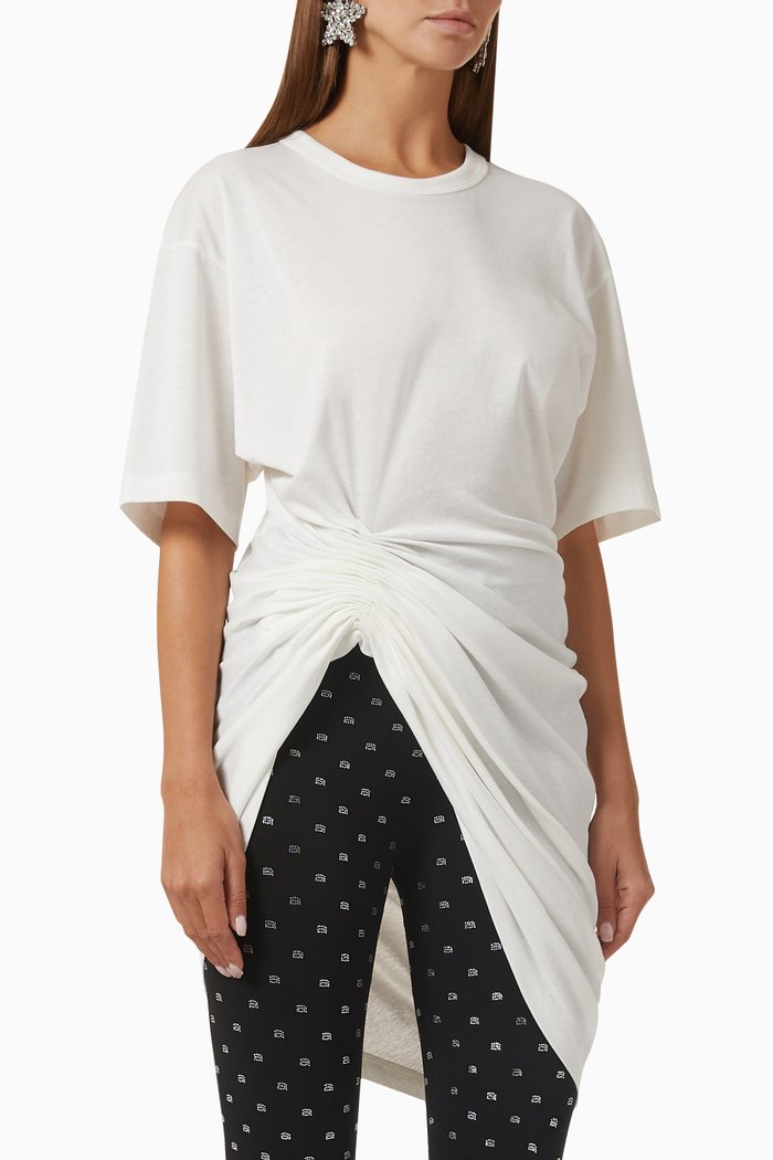 

Draped T-shirt in Jersey, Neutral