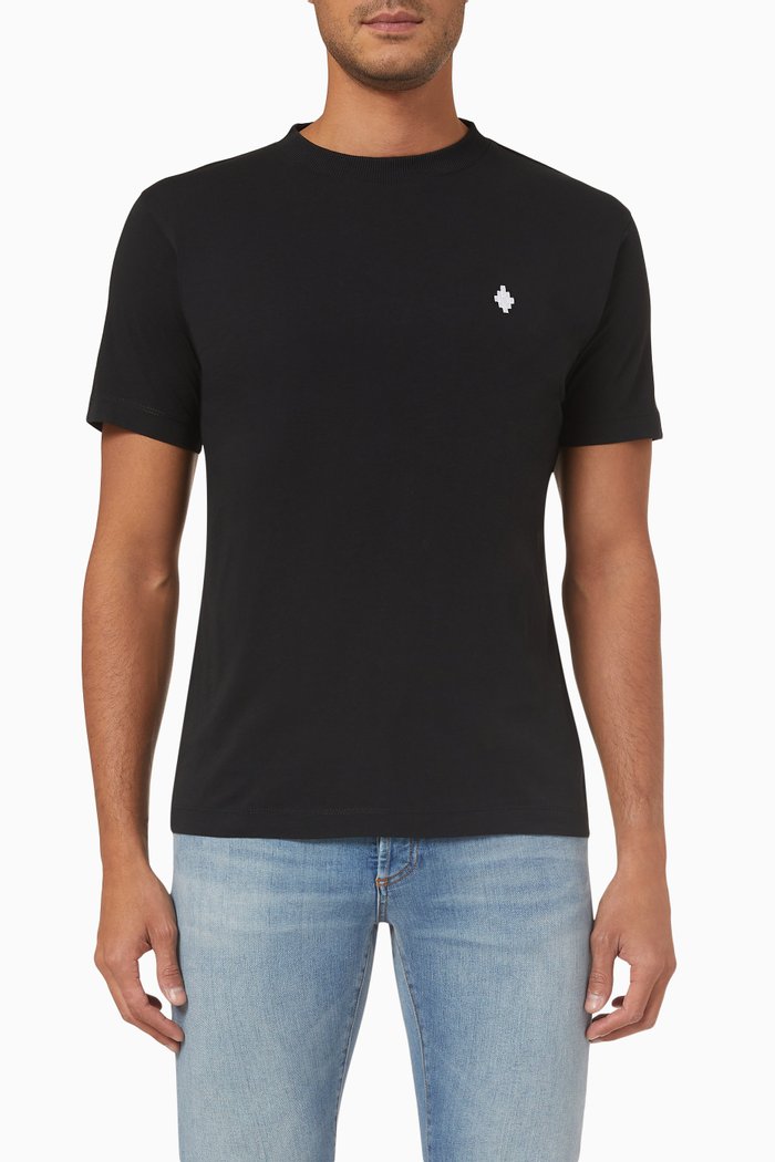 

Cross T-shirt in Cotton Jersey, Black
