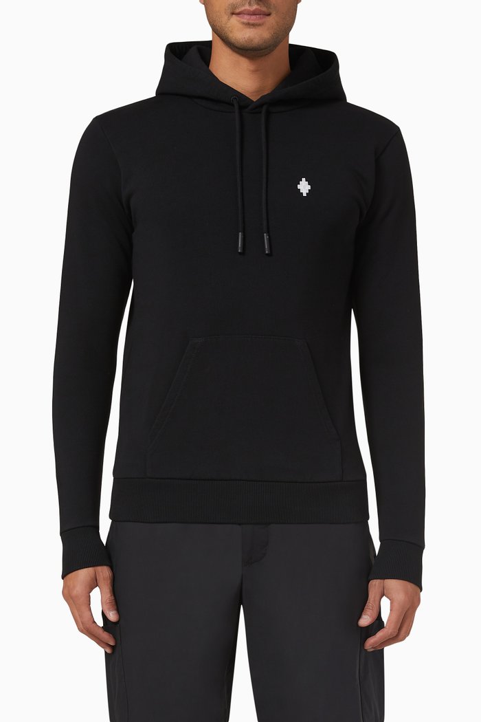 

Cross Hoodie in Cotton, Black