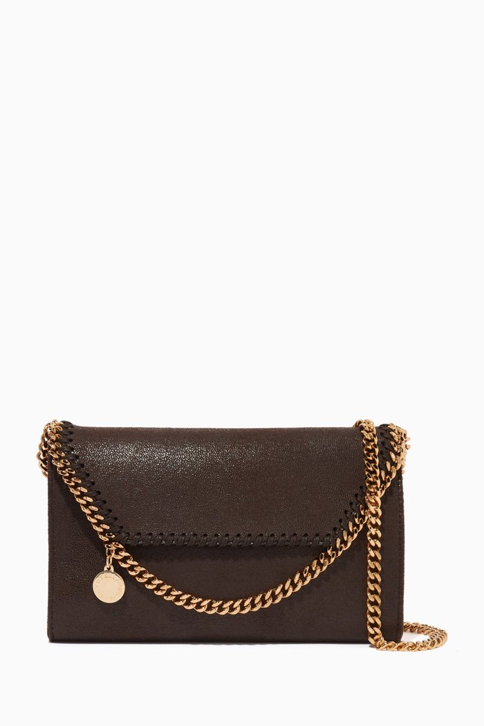 

Mini Falabella Shoulder Bag in Shaggy Deer, Brown