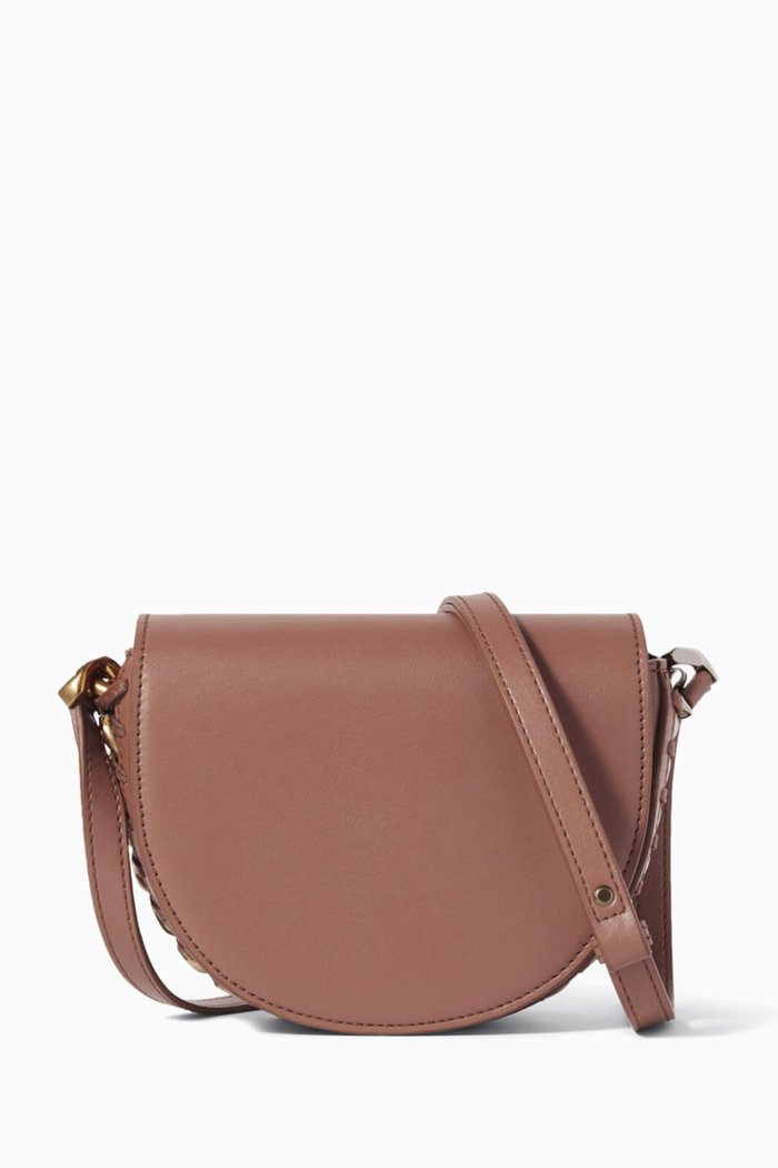 

Small Frayme Shoulder Bag in Eco Alter Nappa, Brown
