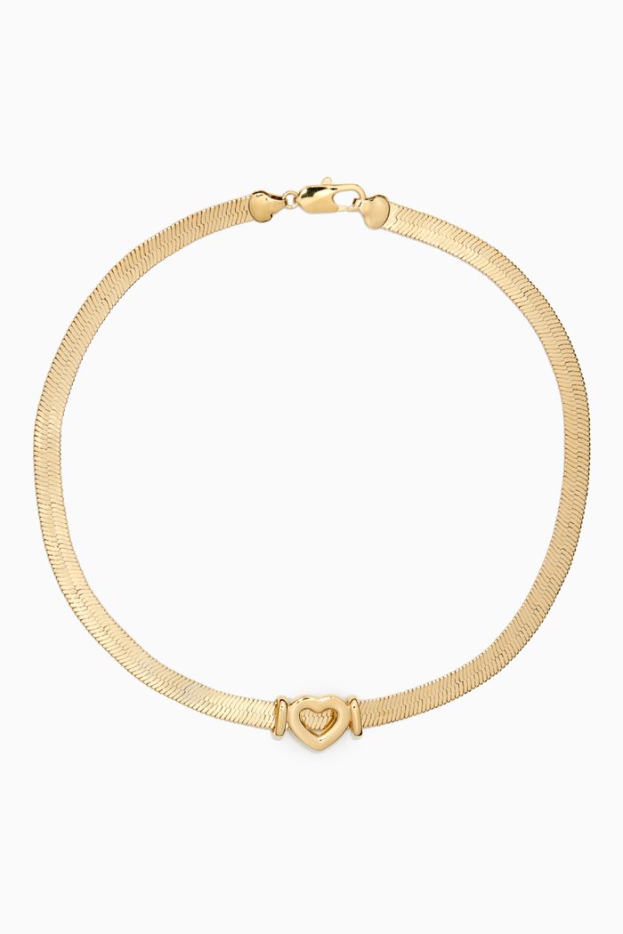

Cuore Pendant Necklace in 14kt Gold-plated Brass