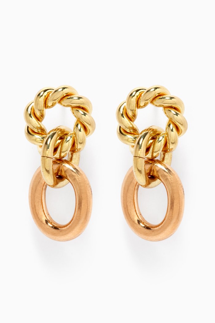 

Baby Lou Drop Earrings, Gold